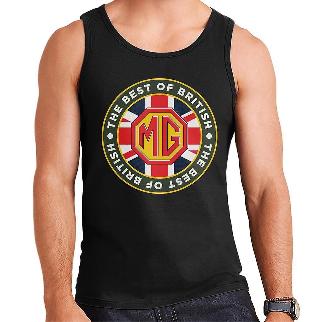 MG The Best Of British Motor Heritage Men's Vest Black X-Large