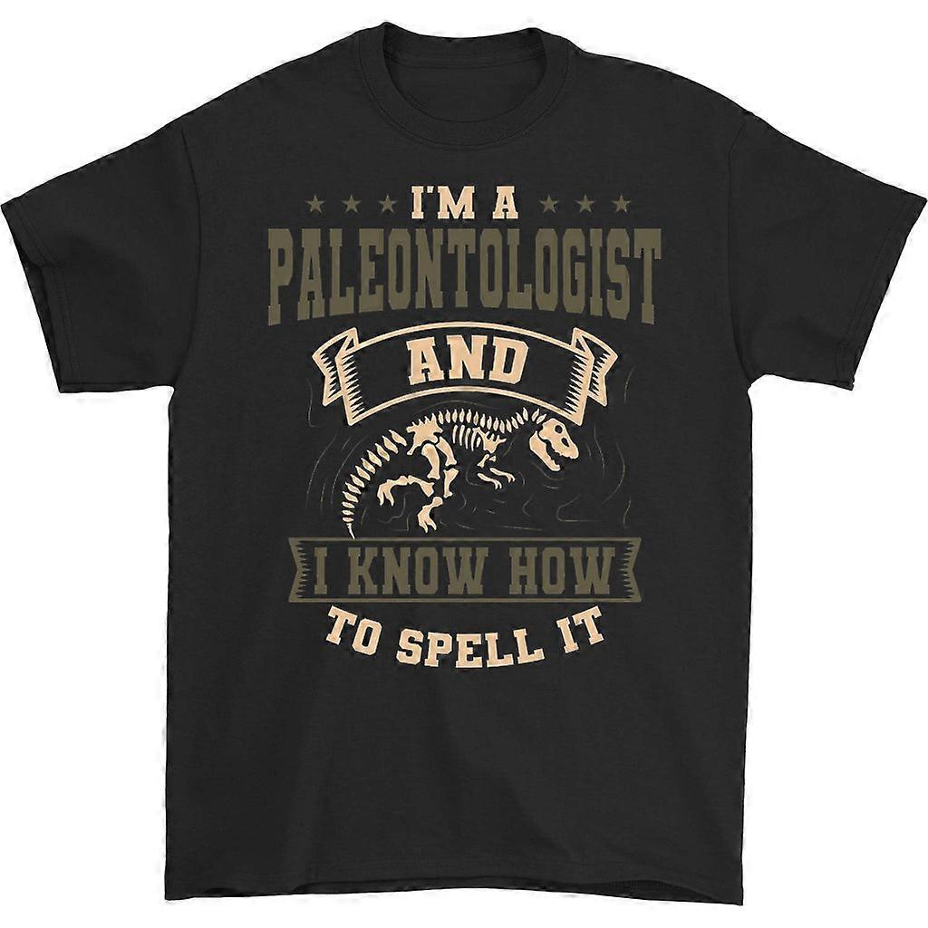 Fuzhou Bingyu Supply Chain Services Co., Ltd. I'm A Paleontology And I Know How T-shirt Black