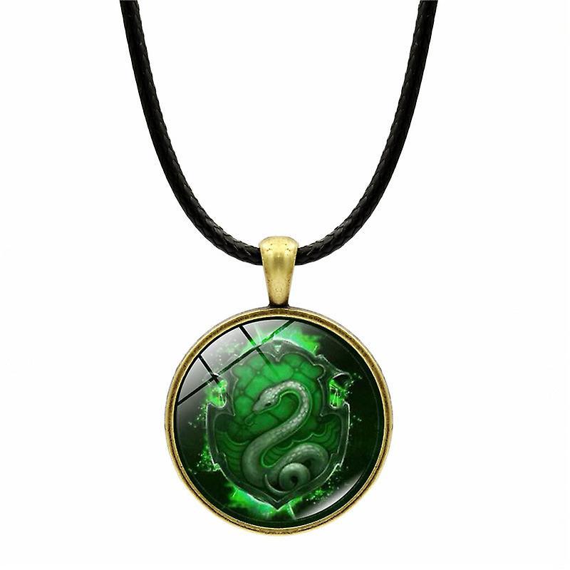 Jielin Harry Potter Badge Jewel Necklace Slytherin