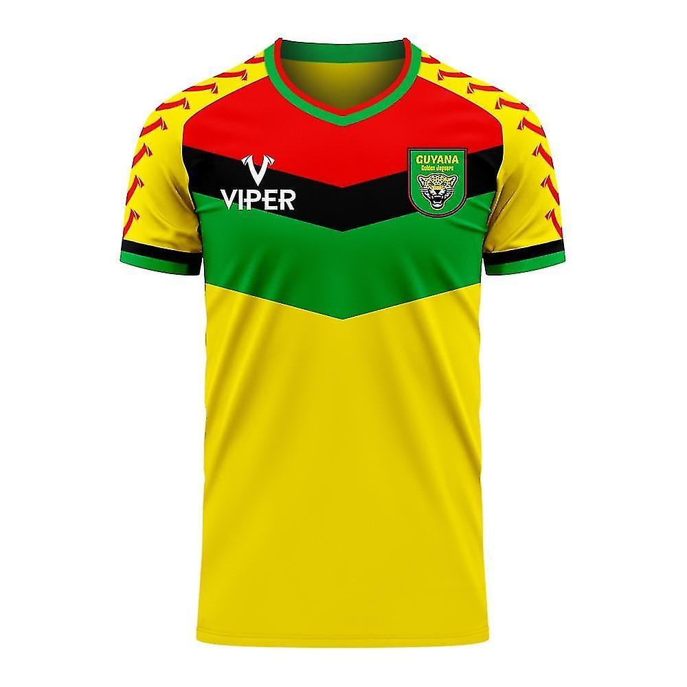 Viper Sportswear Guyana 2024-2025 Home Concept Football Kit (Viper) - Little Boys Yellow XLB 7-8yrs (122-128cm)