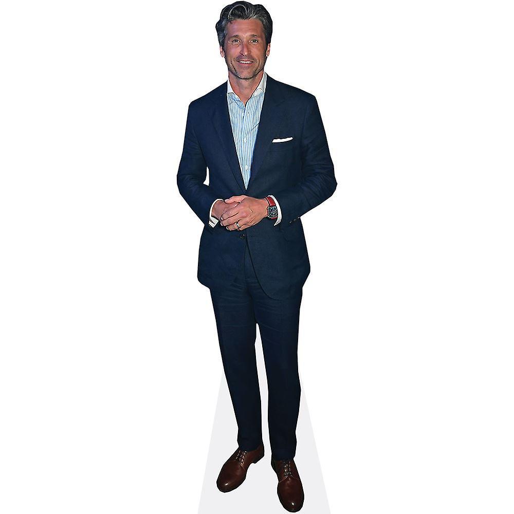 Celebrity Cutouts Patrick Dempsey (Suit) Cardboard Cutout (lifesize OR mini size). Standee. Stand Up. Mini Cutout