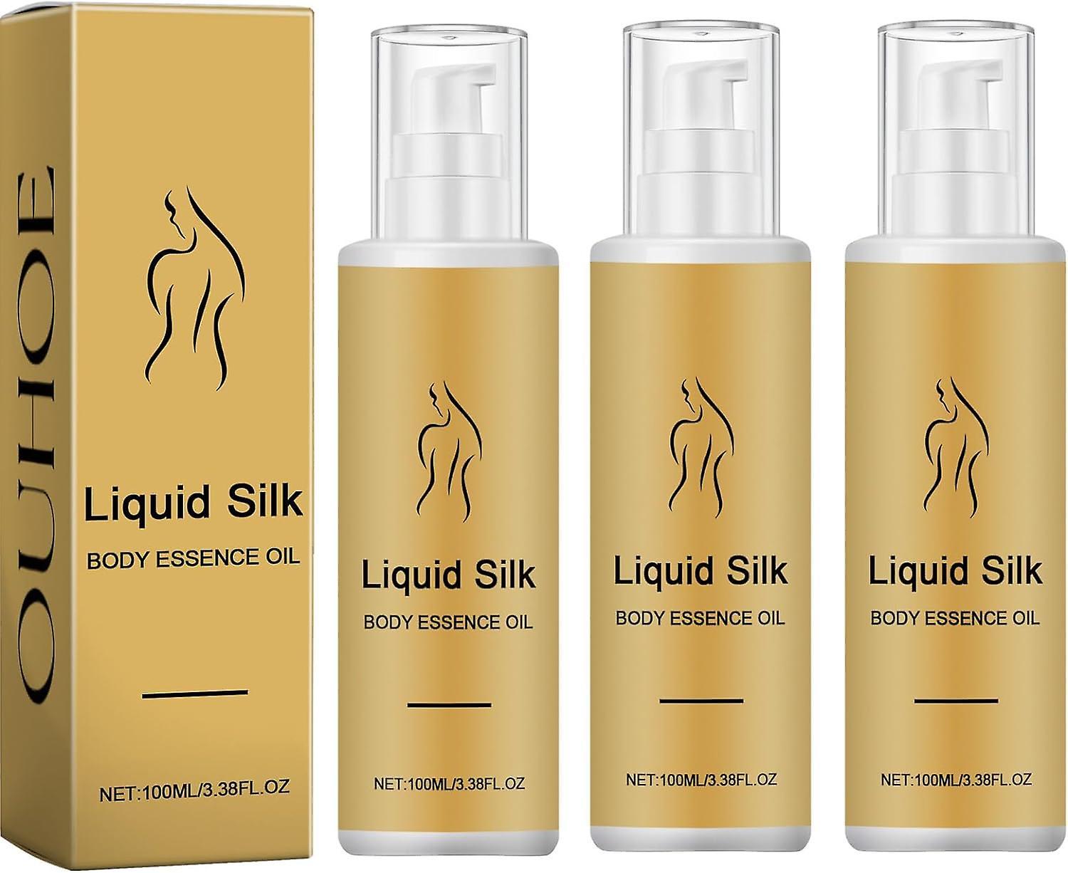 Frusde Liquid Silk Body Oil, Liquid Silk Body Essence Oil, Liquid Silk Multi-Tasking & Smoothing Oil, Liquid Silk Moisturizing Oil For Body & Hair ...