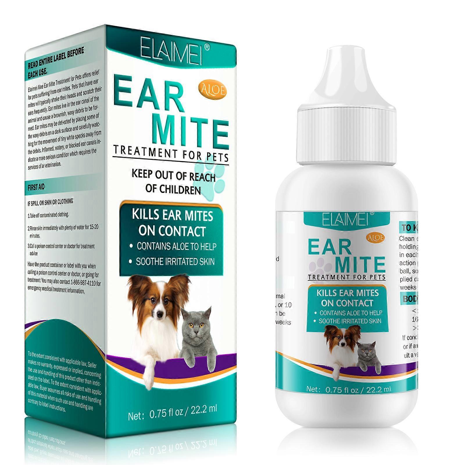 Shanxi Shuishuidiansan Trading Ear Mitetreatment For Cats Pet Ear Cleaners Dogs Earmite Oil Cats Earmite