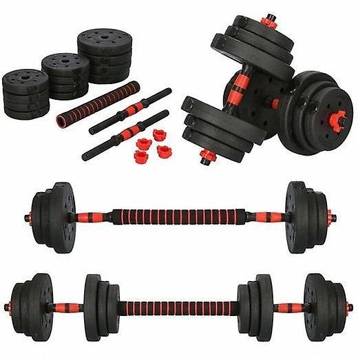 Viking Choice Halter set / Dumbbell set 20 kg adjustable Black/Red Belastingstype: composietBuit