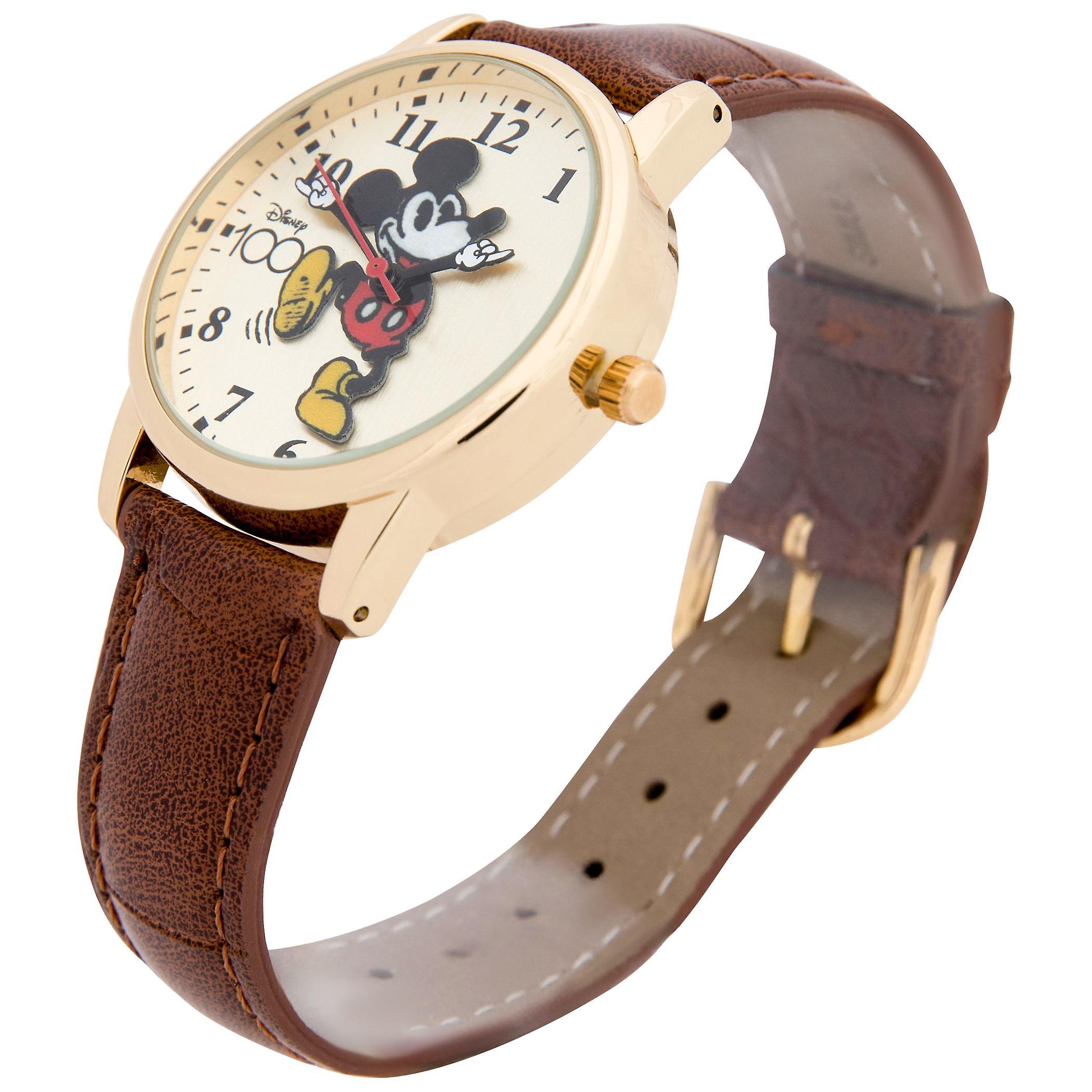 Cartoons Mickey Mouse With Moving Watch Hands Analog Watch Multi-Color