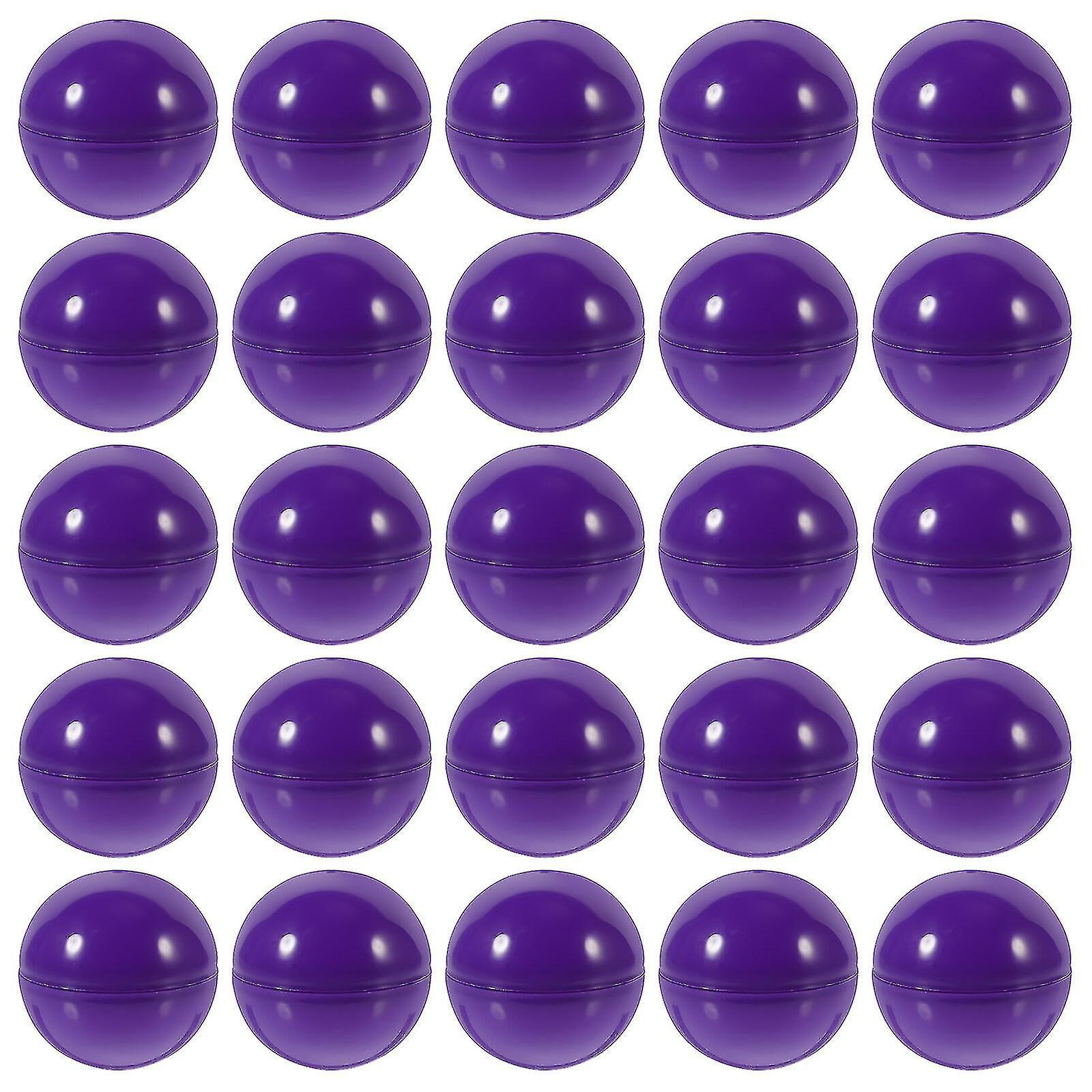 Generic 50pcs Openable Raffle Balls Props Party Event Raffle Balls Party Game Lottery Balls Purple 4.00X4.00X4.00CM