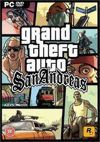 Grand Theft Auto San Andreas DVD - Region 2