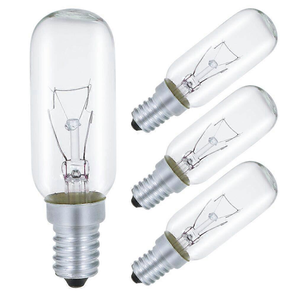 Tsim Bulb for Cooker Hood E14 40W, T25 230V Incandescent Bulb Warm White 2700K Dimmable, Pack of 4