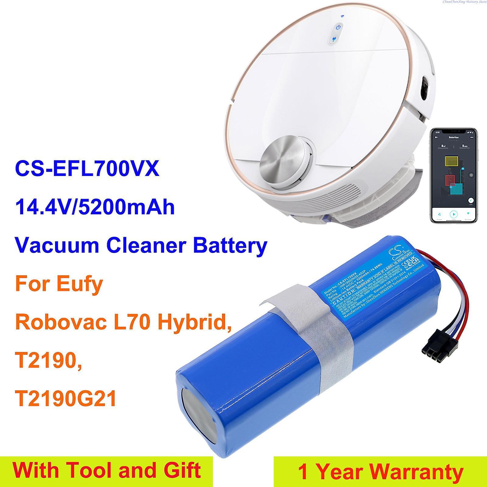 Dinoply 5200mah Vacuum Cleaner Battery Inr18650m26-4s2p For Eufy Robovac L70 Hybrid, T2190, T2190g21