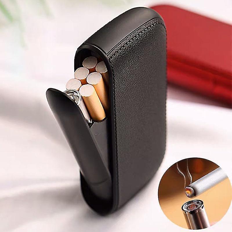 Hono Waterproof Cigarette Case With Lighter - Usb Rechargeable - Holds 10pcs Cigarettes - Smoker Gift