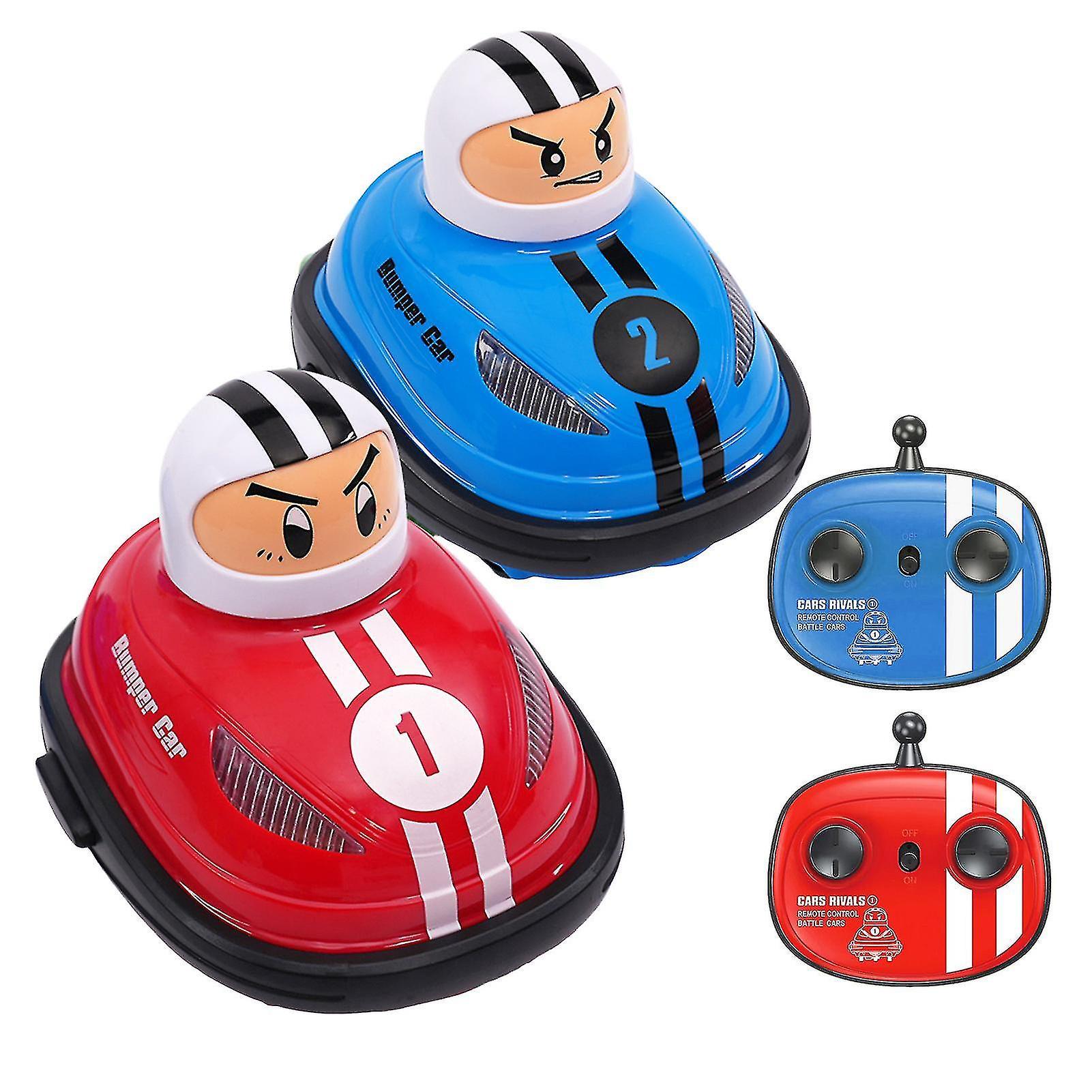 Aswei 1 Set Speed Bumper Cars Toy Mini Remote Controlled Ejectors Vehicles With Remote Controller