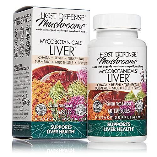 Host defense mycobotanicals liver 60 capsules