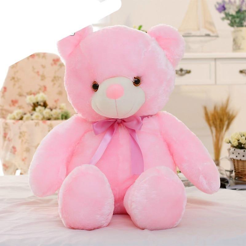 Slowmoose Luminous Creative Glowing Teddy Bear- Stuffed Plush Toy 50cm Pink bear