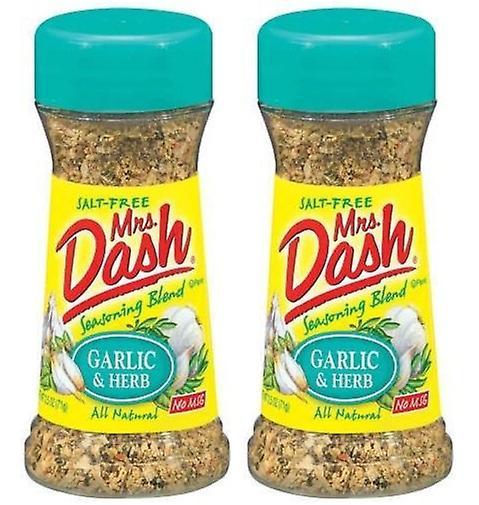 Mrs Dash Garlic & Herb Salt-Free Seasoning Blend 2 Bottle Pack 2.5 oz.