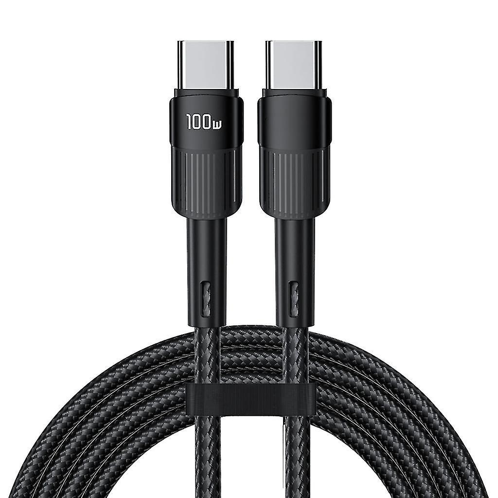 Cryin 100w Usb C To Usb Type C Cable Usbc Pd Fast Charging Charger Cord Usb C 5a Black 1m