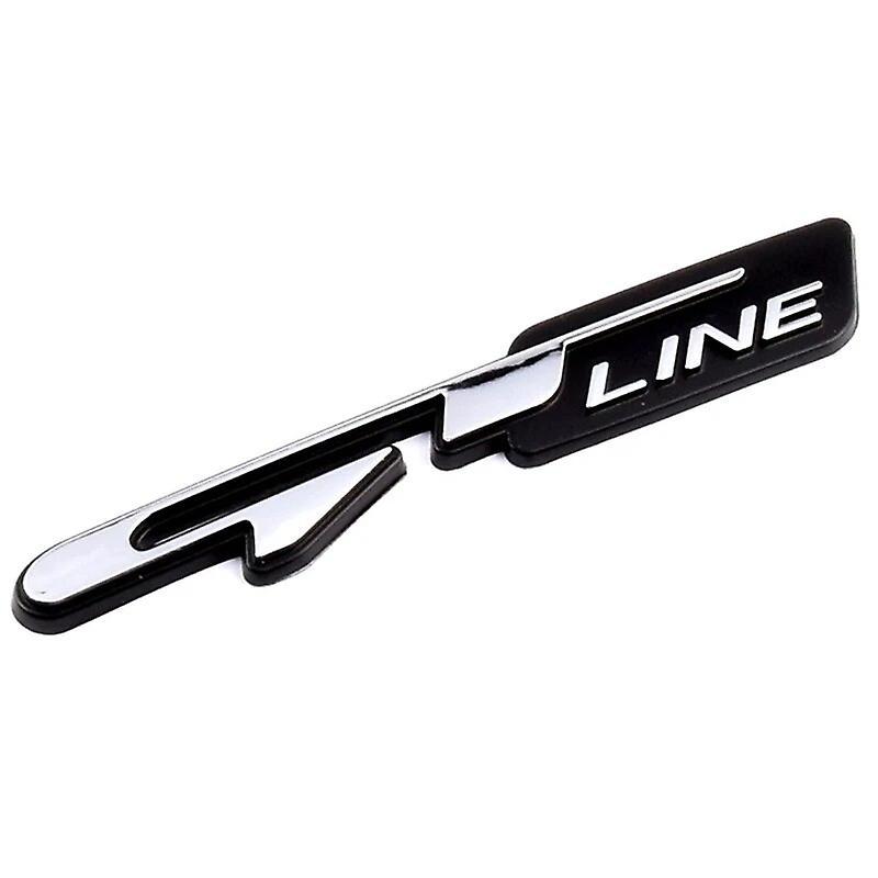 Hikig 3d Abs Logo Gt Line Emblem Car Fender Badge Trunk Decal For Kia Gt Line Sticker K5 Stinger Rio Proceed Picanto 2022 Accessories