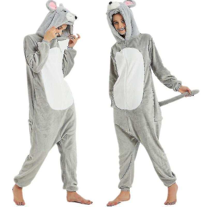 Zekai Mouse Pajamas Animal Onesie Unicorn Pajama Pegasus Costume Kigurumi Pyjamas Halloween Cosplay S