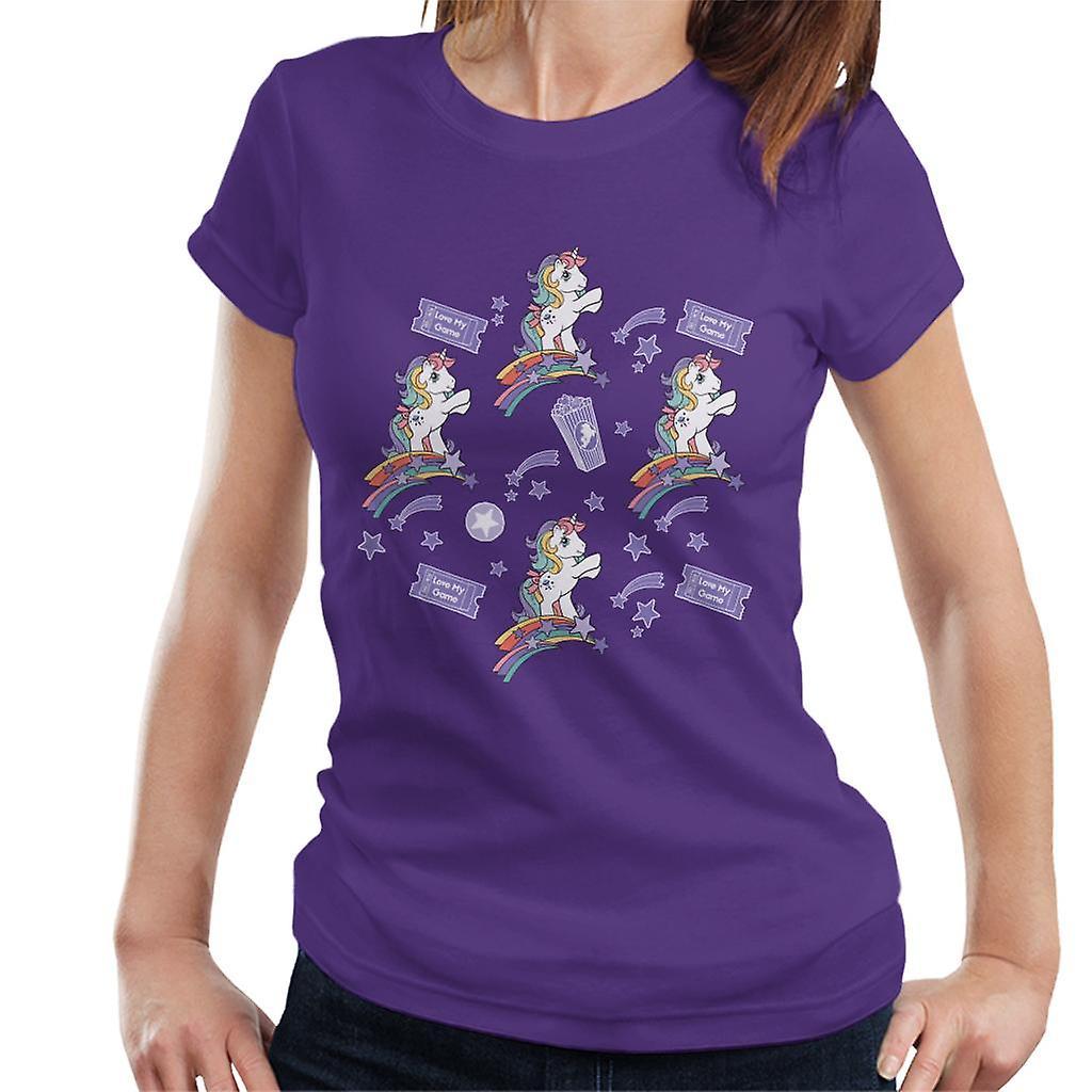 My Little Pony Love My Game Admit One Women's T-Shirt Purple XX-Large