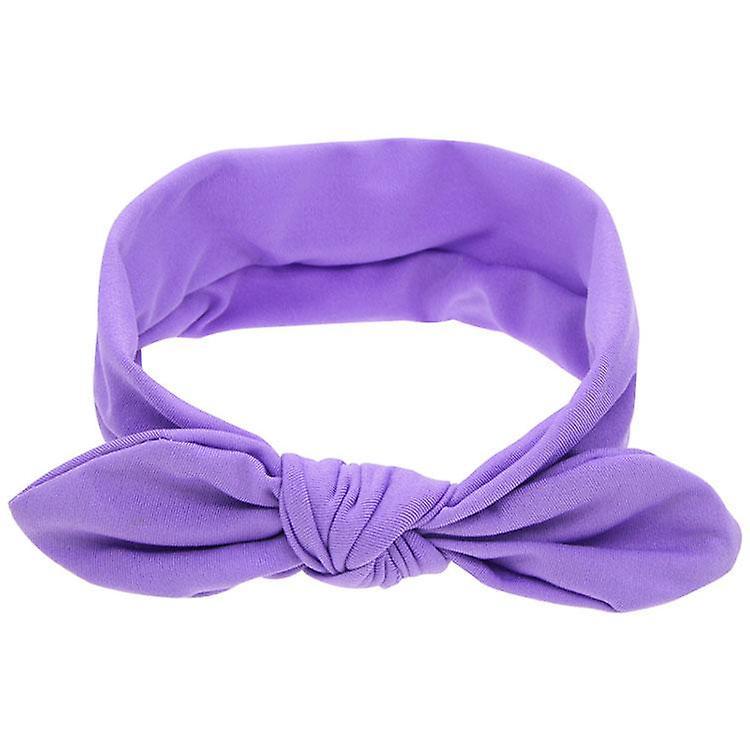 Slowmoose Cute Bow Design, Rabbit Ear Style Headband Light Purple