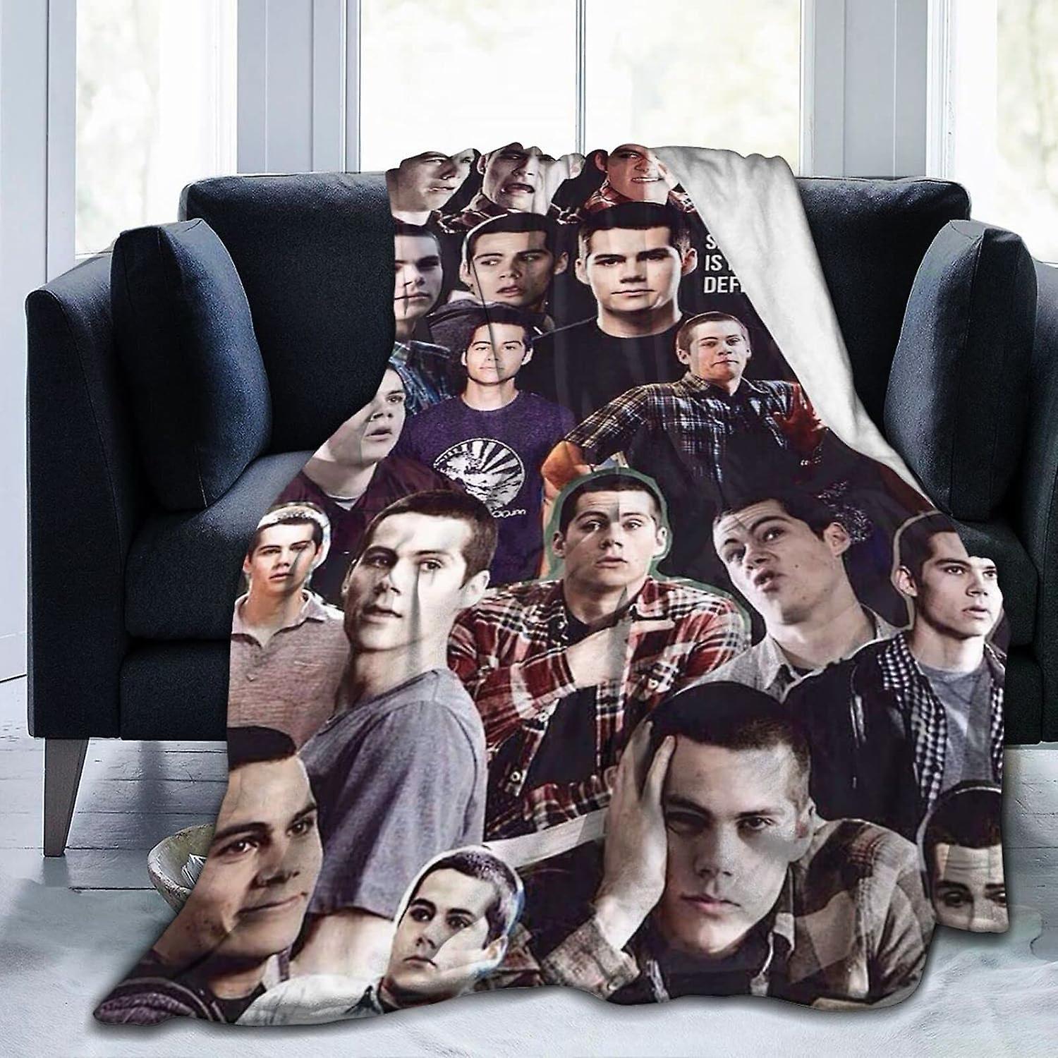 Kerota Dylan O'Brien Throw Blanket,Air-Conditioning Blanket,Super Soft Comfy Flannel Fleece Blanket,Plush Blanket ABD4210 50x40in 125x100cm