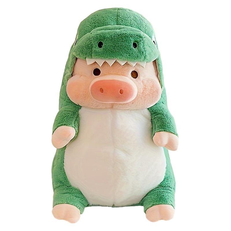 Wfuo Creative Cartoon Plush Toy Pig Transformed Into Dinosaur Pig Shark Pig Doll Doll Gift Accessories