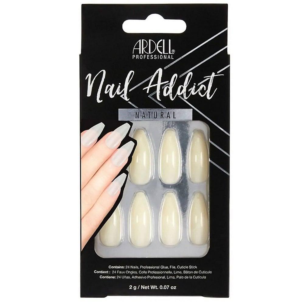 Ardell Nails Ardell Beauty Nail Addict Natural False Nails - Ballerina Long (28 Nails) (61553)