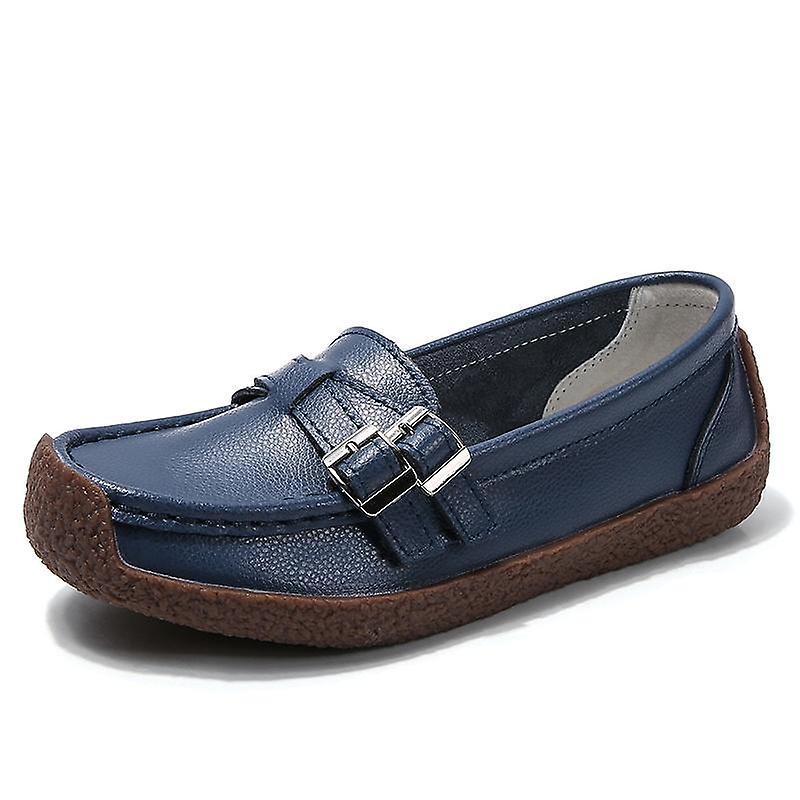 Mickcara Women's Slip-On Loafer 002-1TVRXDXX Blue Eu41