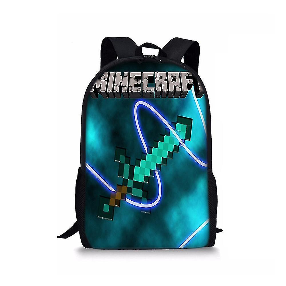 DUqi Minecraft Printed Kids Boys Girls Backpack School Bag Rucksack Travel Bags D