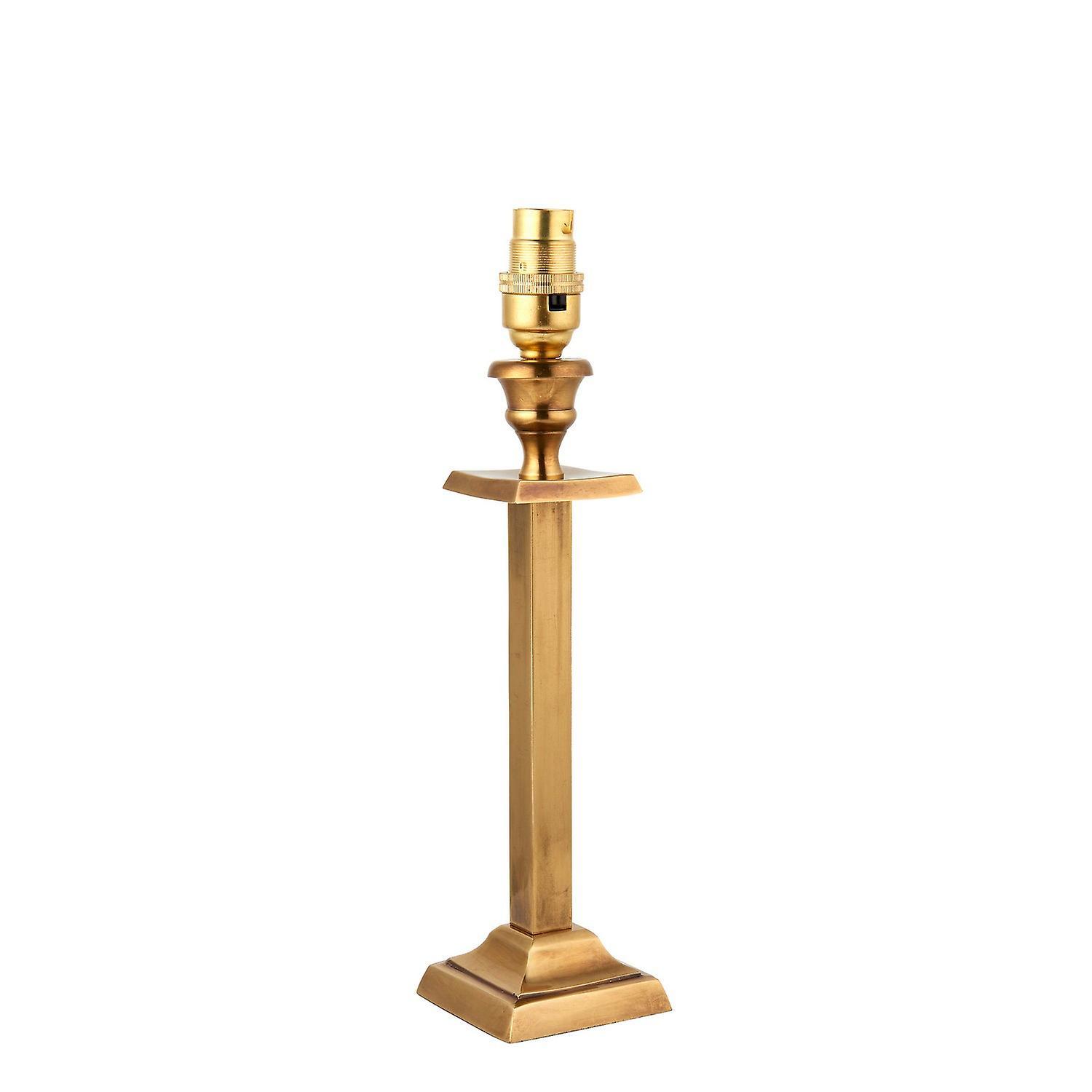 Wellesley 1 Light Table Lamp Solid Brass Base Only B22