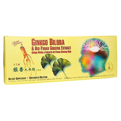 Prince Of Peace Ginkgo Biloba & Red Panax Ginseng Extract, 30x10cc (Pack of 1)