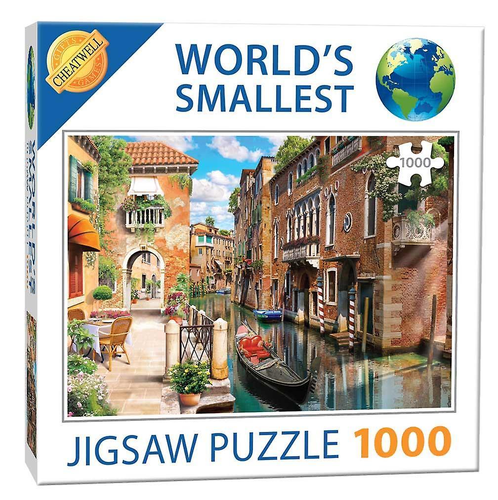 Cheatwell Games World's Smallest Jigsaw Puzzle - Venetian Canals (1000 Pieces)