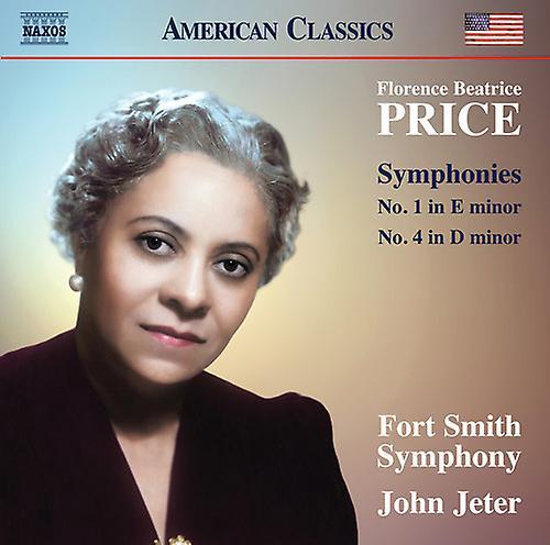 Naxos American Price / Fort Smith Symphony - Symphonies 1 & 4  [COMPACT DISCS] USA import