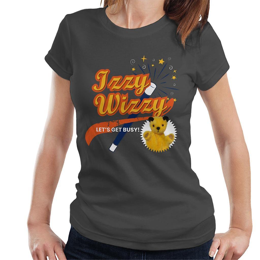 Sooty Magic Wand Izzy Wizzy Let's Get Busy Women's T-Shirt Charcoal XX-Large