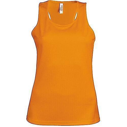 Kariban Proact Womens/Ladies Sleeveless Sports / Training Vest Lime L