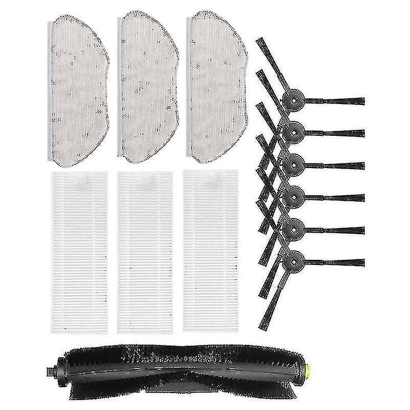 Tianzun 13pcs Replacement Parts Main Side Brush Mop Cloth Hepa Filter