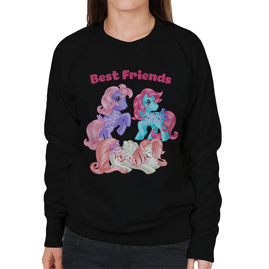 My Little Pony Best Friends Smiling Women's Sweatshirt Black Small