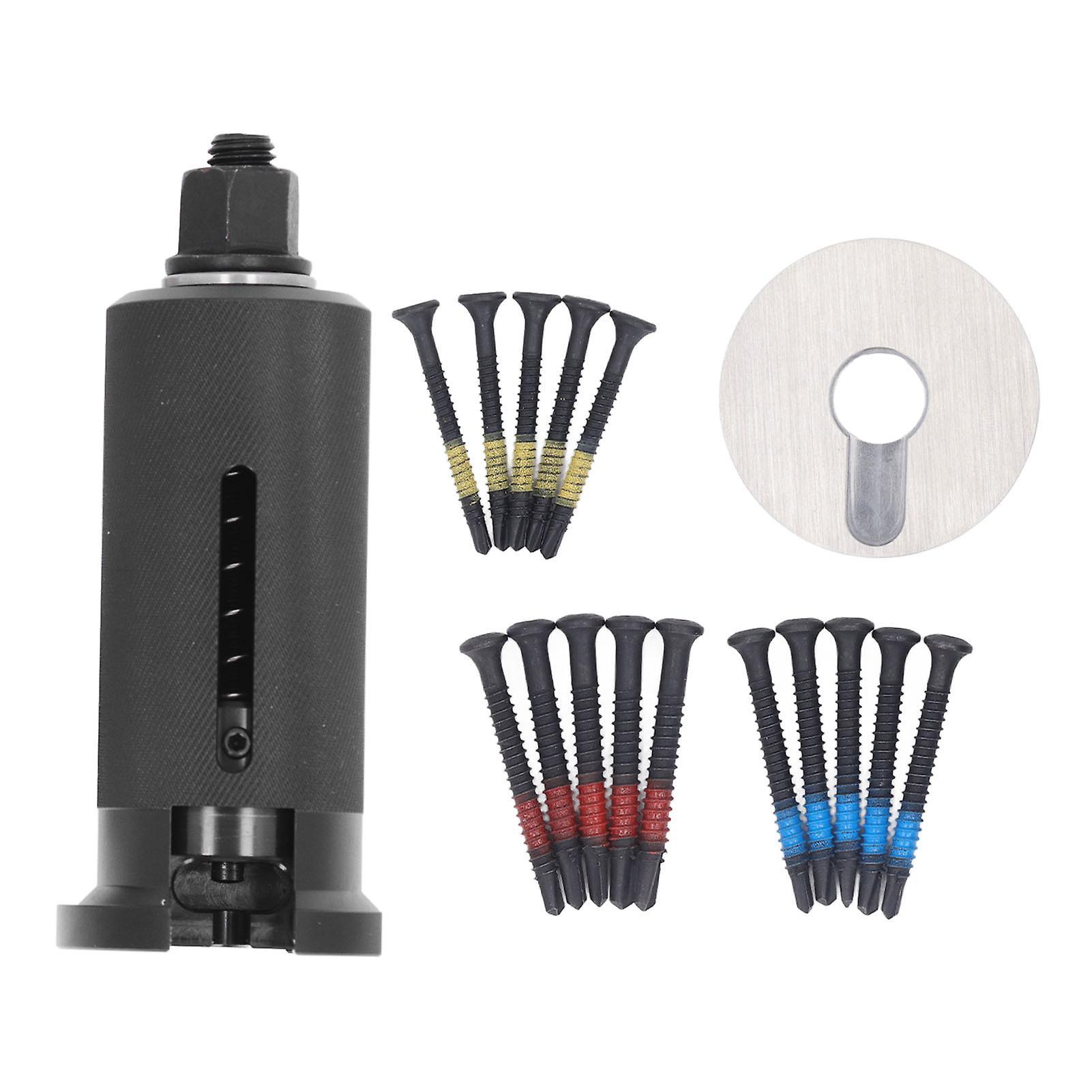 Aespa Cylinder Extractor Kit Alloy Steel Cylinder Puller Tool with 15Pcs Screw for Alarm System Sunshade