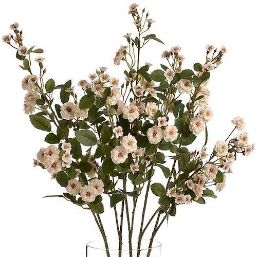 Hill Interiors Faux Wild Meadow Rose White/Green One Size