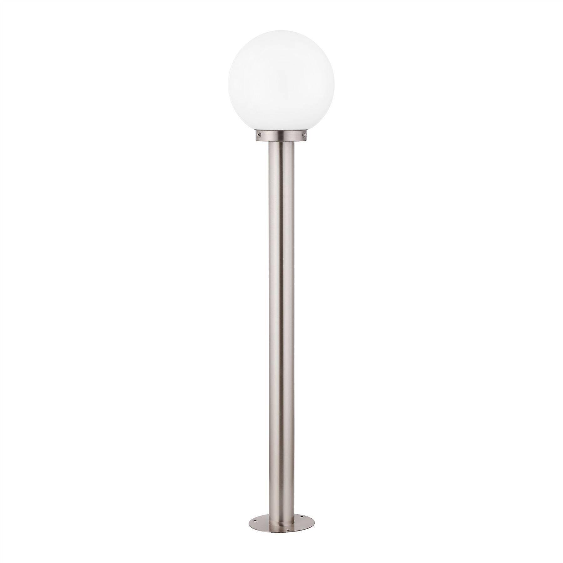 Eglo Lighting Nisia 1 Light Outdoor Bollard Stainless Steel IP44, E27