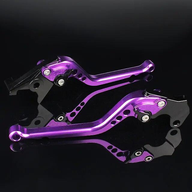 Jimonzi Fr Suzuki SV650 SV 650 SV650S 1999-2009 Aluminium Einstellbare 3D Motorrad Bremse Kupplung Hebel Griff Zubehr Bremshebel Long  purple