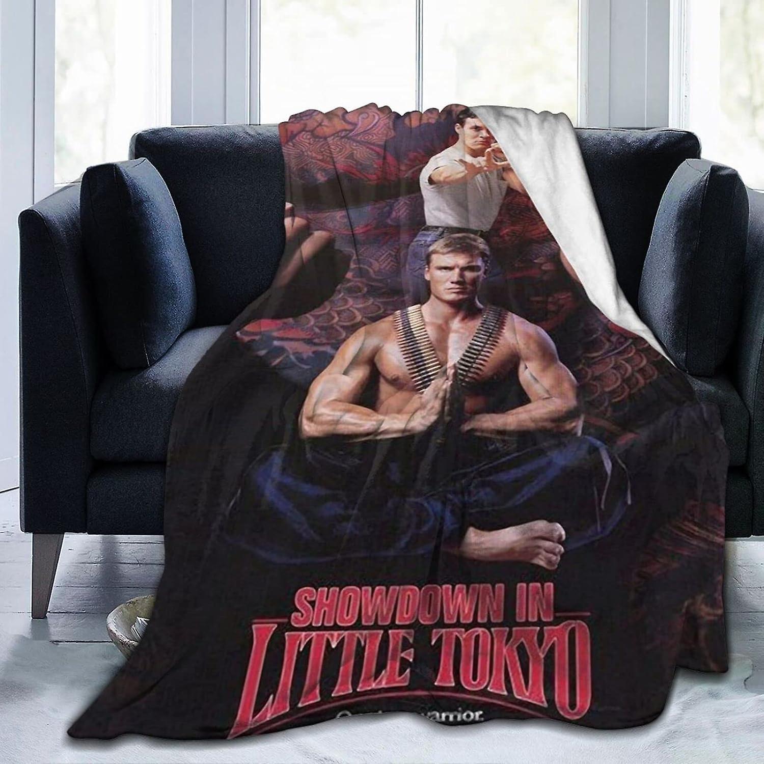 Kerota Dolph Lundgren Flannel Fleece Throw Blanket Queen Size All Season Super Soft Cozy Blanket for Bed or Couch ASSDDQ7723 50x40in 125x100cm