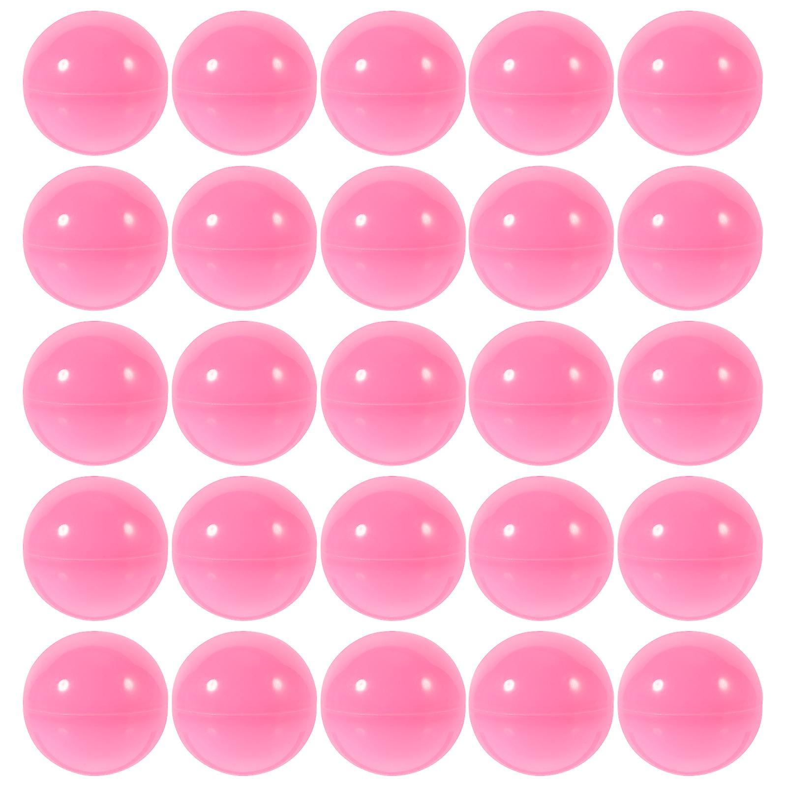 Tinksky 50pcs Openable Raffle Balls Props Party Event Raffle Balls Party Game Lottery Balls Pink 4.00X4.00X4.00CM