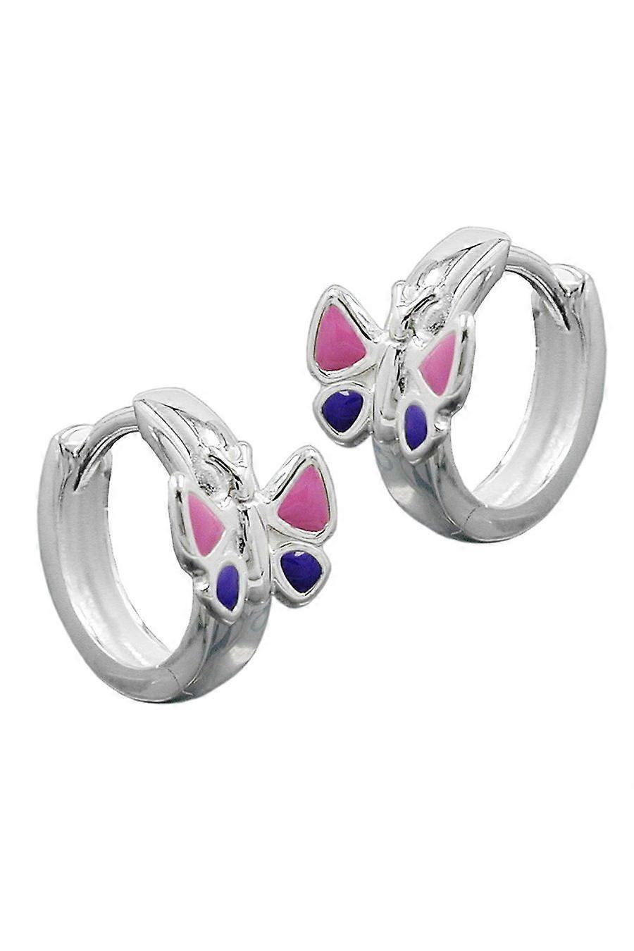 Gallay Hoop Earrings Butterfly Silver 925 - Gl92466