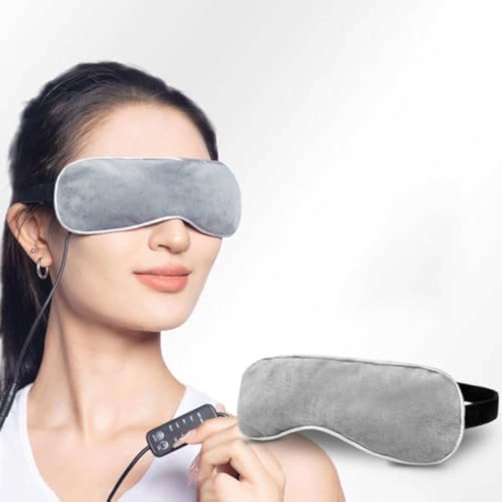 Baodan Heating Eye Mask Graphene Usb Heating Eye Protector Hot Compress Eye Fatigue Relief Eye Mask Double Application Sleep Shading