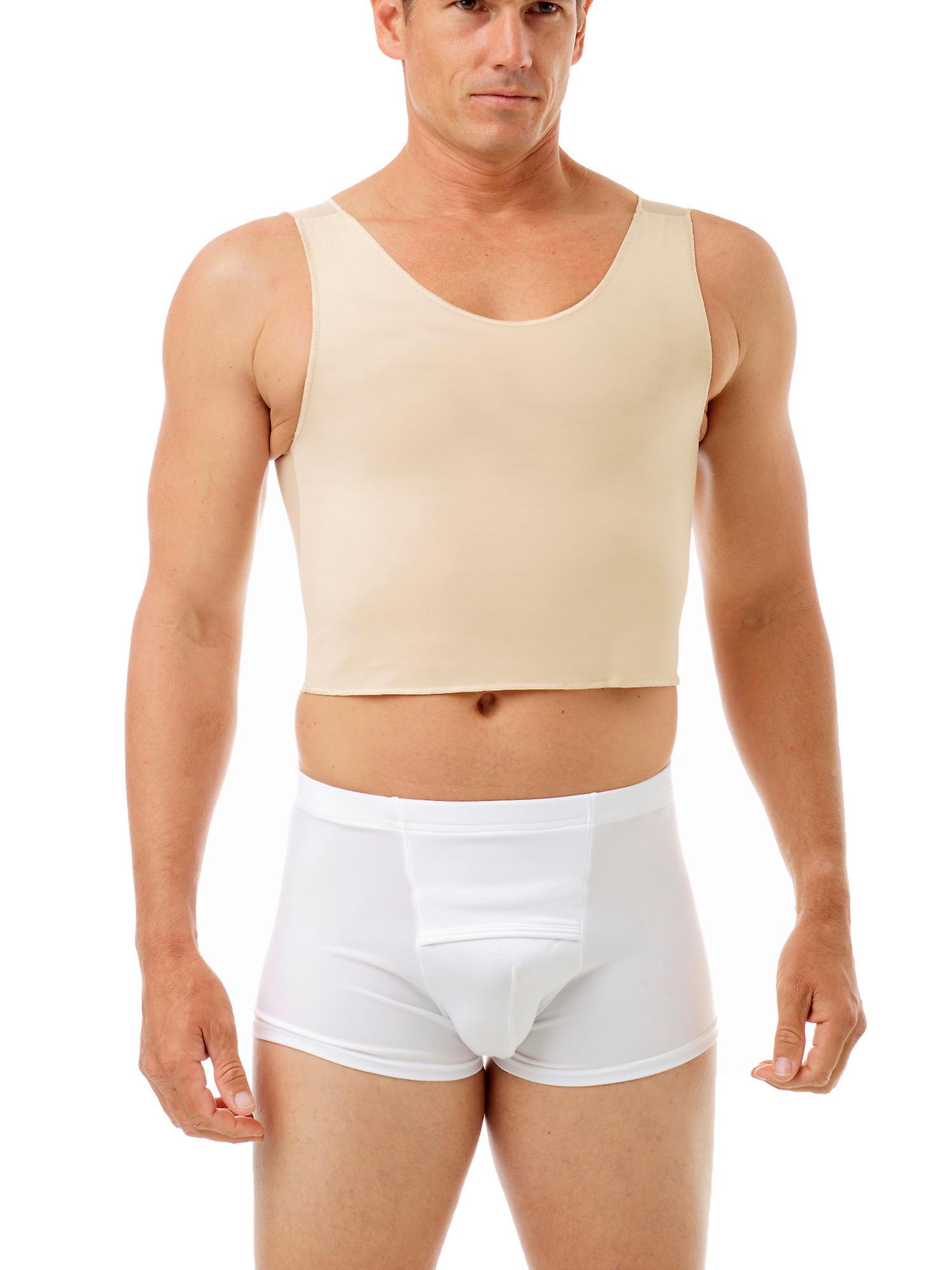 Underworks Econo High Power Compression Chest Binder Top - 943 Nude 2X