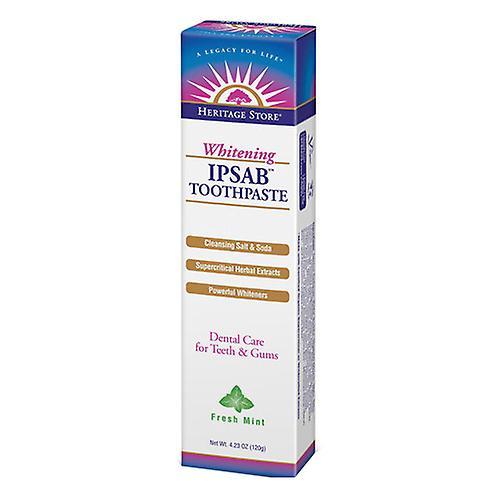 Heritage Store Ipsab Whitening Toothpaste, 4.23 oz (Pack of 1)