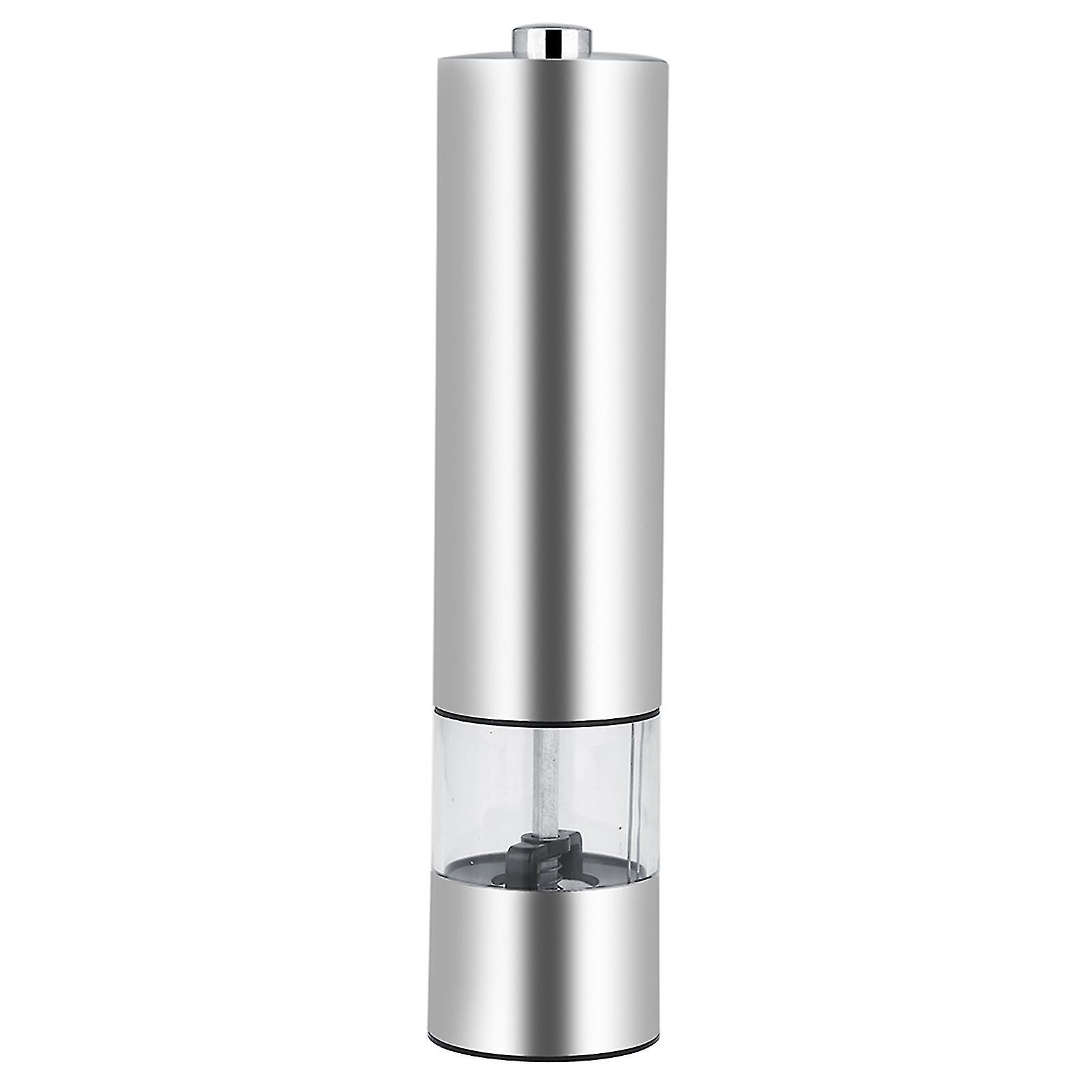 Battery Powered Stainless Steel Electric Salt & Pepper Mill Grinder - Adjustable Coarseness