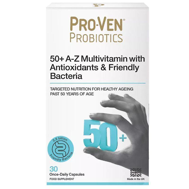 ProVen Probiotics 50+ A-Z Multivitamins & Bifidus Capsules 30 (PR09)