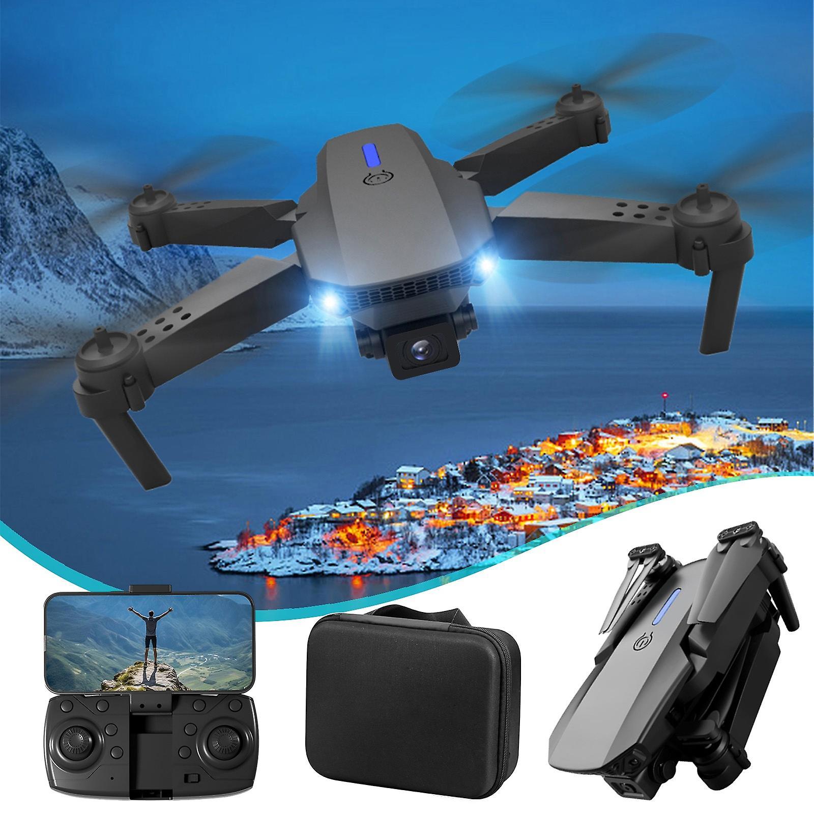 unbrand FPV Drone With Dual 1080P Camera  WIFI FPV RC Quadcopter With Headless Mode  Follow Me Altitude Hold  Toys Gifts For Kids Adults FAN2024066...