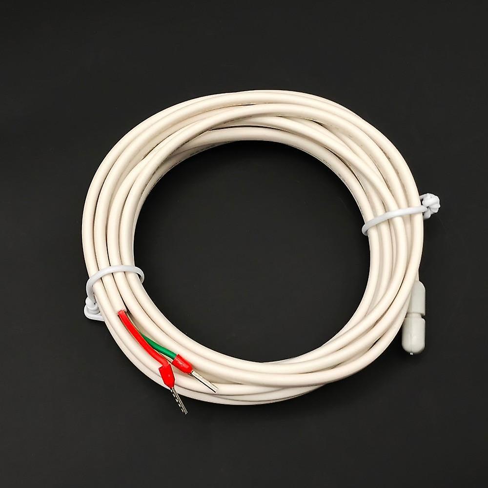 Slowmoose 3 Meters 10000 Ohms Precision Sensor Cable - Floor Heating Thermostat White plastic sensor